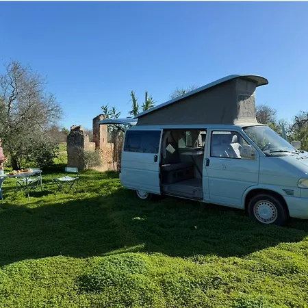 Campo de lujo Rent A Blue Classics's Campervan Vw T4 Azul - Algarve - Faro -portugal *