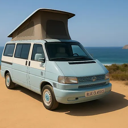 Rent A Blue Classics's Campervan Vw T4 Azul - Algarve - Faro -portugal ラグジュアリーテント